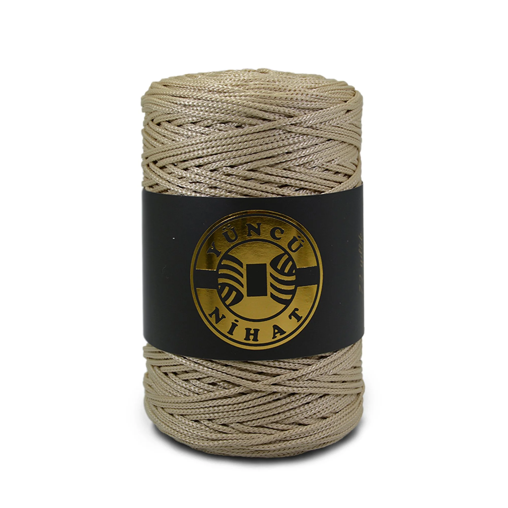 Polyester Makrome İpi - Ekru