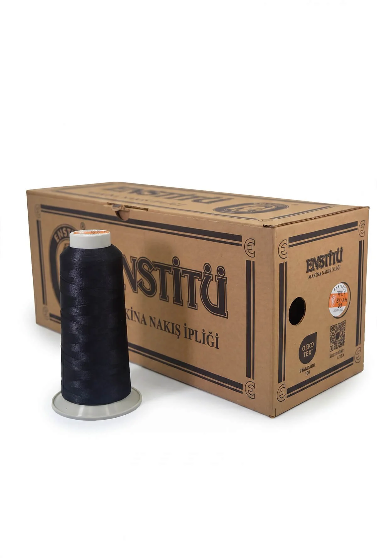 Makina Nakış İpi 12'li Set - Siyah
